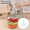 thumbnail image 1 of Cucumber Pot Press Plastic Holder for Kimchi Making Pressure Machine for Compact Packing Adjustable Size Kitchen Gadget Jar Pickle Pot Tool, 1 of 7