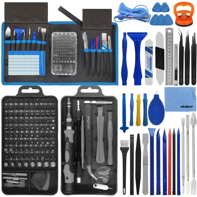 Kit de reparación de ordenadores OgoDeal 155 en 1 para ordenador, iPhone, etc.