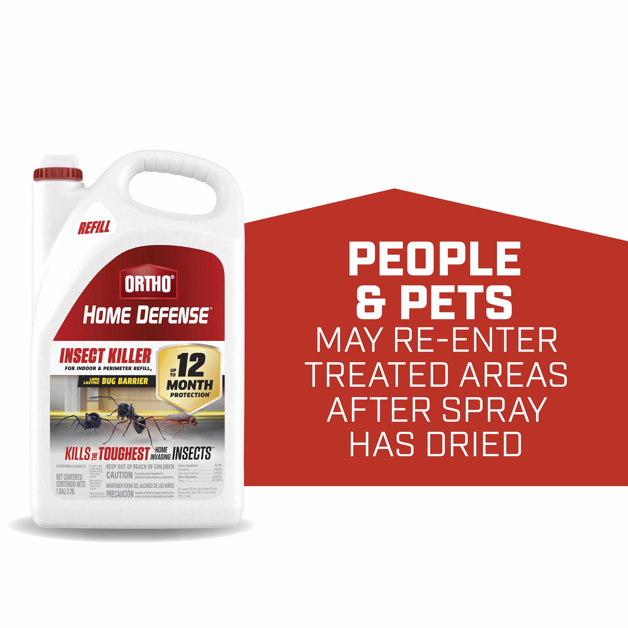 Ortho Home Defense Insect Killer for Indoor & Perimeter Refill2, 1 gal.