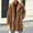 Brown, variant on Tawop Jackets for Men Faux Fur Thermal Long Sleeve Mens Winter Coats,Brown,S