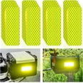 thumbnail image 1 of Pegatinas reflectantes de 3M DG3, súper reflectantes, cinta reflectante de seguridad para remolques de automóviles, camiones, bicicletas y motocicletas, 20 unidades, fluorescentes, de color amarillo v, 1 of 5