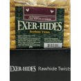 Salix Exerhides Chicken Flavored Beefhide Dog Treat Twists, 50 count
