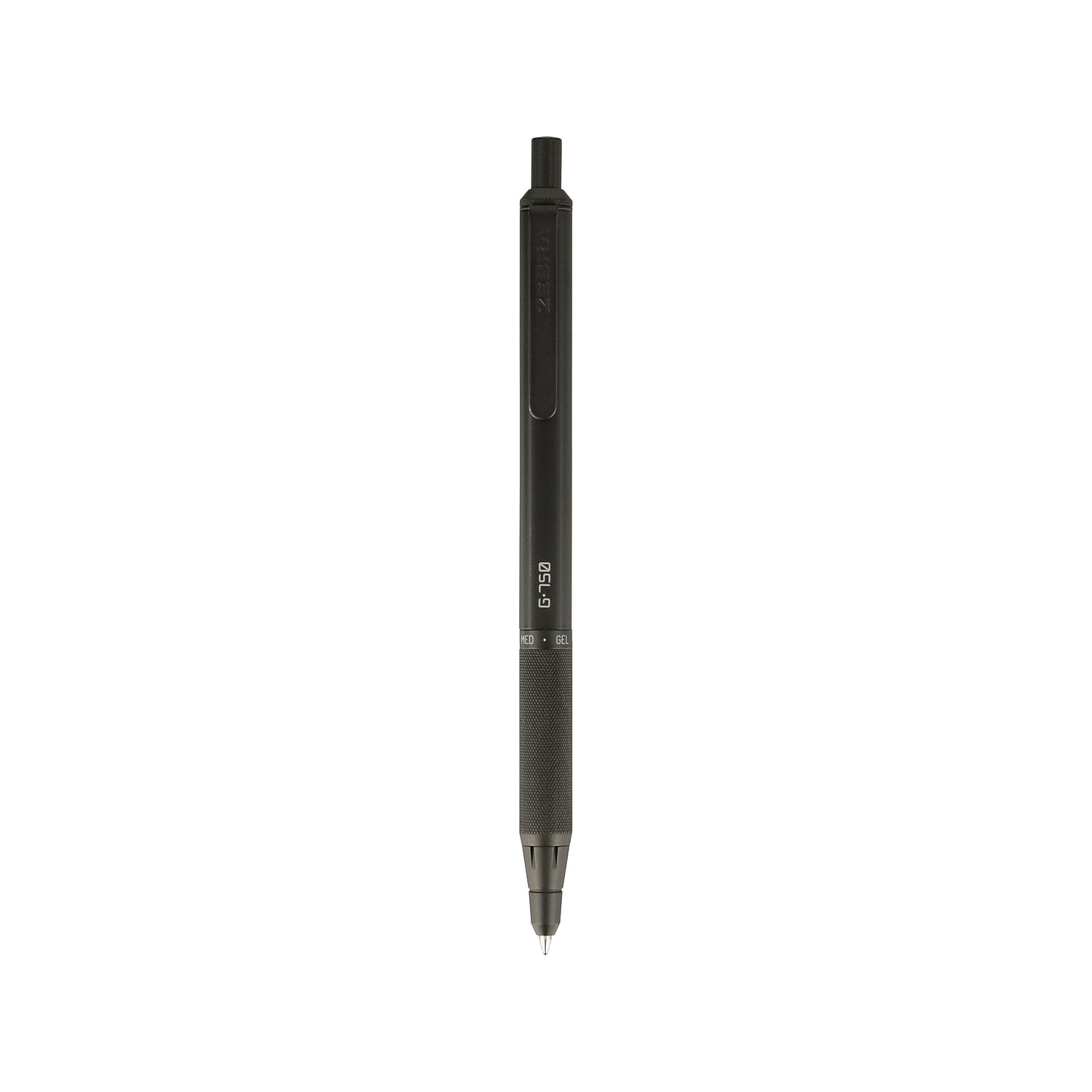 Zebra Pen 49802 G-750 Gel Pen, Retractable, Medium 0.7 Mm, Black; Blue Ink, Black Barrel, 2/pack
