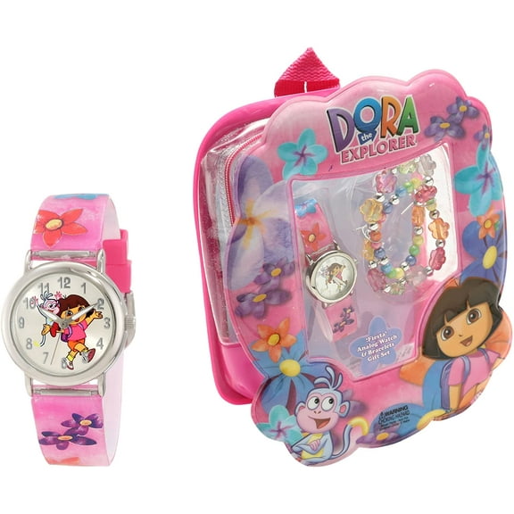 Dora the Explorer Watch Set in a Dora Backpack # DTE1080B