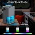thumbnail image 6 of Dehumidifier Dual Core Compact Quiet for . Portable, Auto Shut OFF, 57OZ Water . Delay-Off Timer and Ambient Light.  for Small Bedroom Bathroom Basement RV Camper Closet, 6 of 6