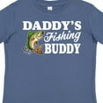 thumbnail image 4 of Inktastic Daddy's Fishing Buddy with White Text Boys Toddler T-Shirt, 4 of 5