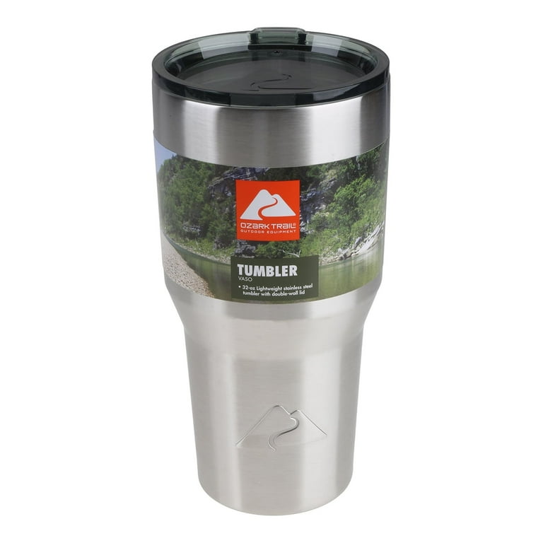 Mainstays Double Wall Vacuum Sealed Stainless Steel Tumbler - Silver - 20 fl oz