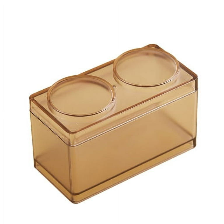 Visland Rectangular Empty Mini Plastic Storage Containers with Lids for  Small Items,Rings Earring Bangle Bracelet Necklace Display Stand Holder  Storage Tray Clear Case 