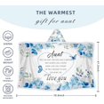 thumbnail image 2 of Aunt Wearable Blanket Hoodie Sherpa Fleec, Christmas Gifts for Auntie Birthday Presents Ideas Oversized Blanket Hoodie Birthday Gifts for Aunt from Niece/Nephew, 2 of 6