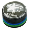 thumbnail image 1 of Baohd Pool Cue Tip 14mm Billiard Accessories Pool Tip Professional Stick Universal S soft 14mm, 1 of 6