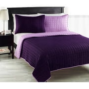 Better Homes&gardens Micro Fiber Reversible- -purple/lilac-sh