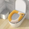 thumbnail image 6 of Clearance! Tunhigl Toilet Seat Cushion With Adhesive Buckle Little Bears Toilet Seat Cushion With Handle Toilet Seat Cushion Toilet Seat Ring, 6 of 6