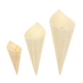 thumbnail image 3 of 50pcs Disposable Wood Appetizer Cones Ice Cream Cone Cups Party Candy Cones, 3 of 27