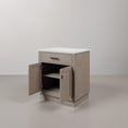 thumbnail image 4 of Water Creation Chestnut 30" Wood Single Bathroom Vanity in Gray & Bronze, 4 of 8