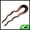 Transparent Brown, Dark Brown, variant on Unique Bargains U-shaped Hair Pin 3.94"x1.18" 1 Pc Transparent Brown, Dark Brown