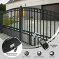 thumbnail image 3 of ALEKO AS1200GLD Solar Dual Swing Gate Opener Kit, Up to 1760 lb, 3 of 14