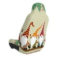 thumbnail image 2 of Wukai Christmas Card With Gnomes Full Set Car Seat Covers with Soft Padding Universal Auto Front Seats Protector and Cushion Mat, 2 of 5