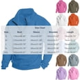 thumbnail image 4 of Dqueduo Men's Fashion Sweatshirt, Solid Long Sleeve Turndown Collar Casual Zipper Top Sweatshirt, Regular Length Men's Sweatshirt, 4 of 6