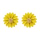 thumbnail image 1 of 1 par de pendientes con forma de flor a la moda, pendientes delicados para mujer y niña, joyería, 1 of 7