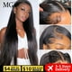 thumbnail image 1 of 13x6 13x4 HD Pelucas de cabello humano frontal de encaje transparente Pre arrancado para mujeres Pelucas de cabello humano Remy recto de hueso Pelucas frontales de encaje Tan Jianjun unisex, 1 of 1