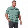 thumbnail image 7 of Trgacdwlo XL-8XL Striped Mens Polo Shirts Big and Tall Short Sleeve Fishing Shirts for Men Lightweight Golf Polo Shirt for Men, 7 of 7