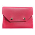 thumbnail image 2 of SmallRose Red Card Storage Bag - PU Leather Playing Card Holder & Dice Case - Slim Portable Accessory for Poker, Magic Cards, SD Cards, and SIM Cards - Secure Zipper Closure, 2 of 8