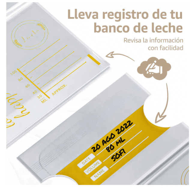 100bolsas Wünd Para Almacenar Leche Materna Bolsas Para Lactancia