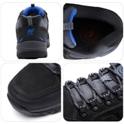 CAMEL CROWN Mens Hiking Shoes Breathable Non-Slip Sneakers Leather Low Cut Boots