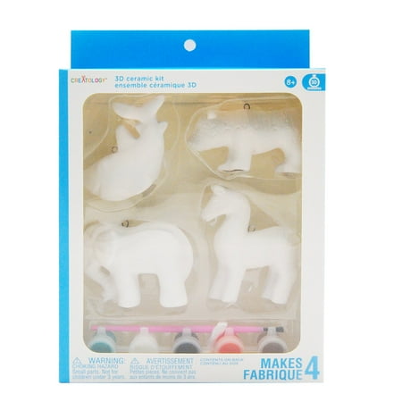 UPC: 0195158447637 | Animal 3D Ceramic Ornament Kit by Creatology™