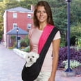 thumbnail image 2 of East Side Reversible Shoulder Sling Pet Carrier, Black/Pink, X-Small, 9"L, 2 of 5