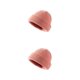 thumbnail image 2 of Minnieouse Gorro de punto elástico grueso invierno cálido Unisex deportes al aire libre Camping patinaje gorra térmica accesorios rosa Rosado 2piezas, 2 of 6