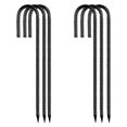 thumbnail image 1 of Estacas para Suelo QNLONG de Alta Resistencia en Forma de J para Varilla de 30 cm, 6 unidades, 1 of 6