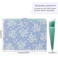 thumbnail image 4 of WarmHaven Expanding File Folder with 6 Pockets, Floral Accordion File Organizer for Important Document, Expandable Receipt Paper Holder, School Office Supplies Purple, 4 of 16