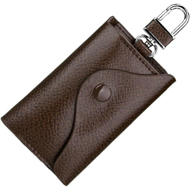 HUGFEGWE Car Key Holder Hanging Waist Key Pouch Leather Car Key Bag Key Hanging Bag CJB91-45397