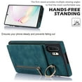 thumbnail image 6 of Feishell for Samsung Note 10 Plus, Case Wallet with Card Holder Functional Two Way Kickstand Durable Zipper Pocket RFID Blocking Leather Protective Leather for Samsung Galaxy Note 10 Plus, Blue, 6 of 12