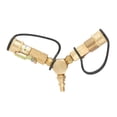 thumbnail image 2 of Marshall Excelsior Propane Adapter Fitting ME23YP Y Adapter; Brass; Single; With Two 1/4 Inch Plug; With Retail Packaging, 2 of 2