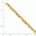 thumbnail image 2 of 14K Yellow Gold 4mm Fancy Barrel Link Necklace 24 Inch, 2 of 2