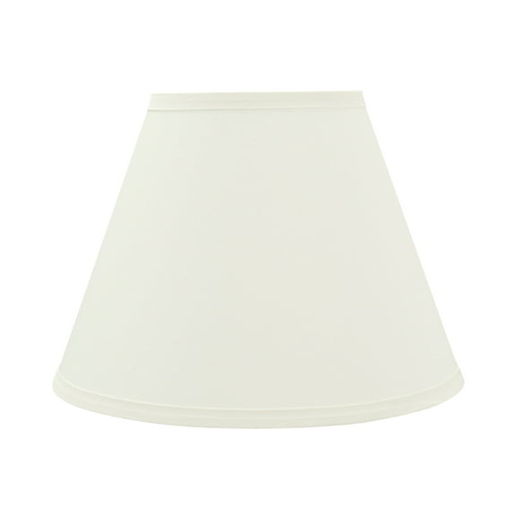 Aspen Creative 32627 Transitional Hardback Empire Shaped Spider Construction Lamp Shade in Ivory, 12" wide (6" x 12" x 9")
