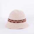 thumbnail image 3 of CoCopeaunts Fashion Stripe Women Bucket Hats Soft Foldable Compressible Knitting Hat for Girl Ladies Walking Fishing Camping, 3 of 8