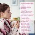thumbnail image 6 of Daughter Blanket from Mom Daughter Gifts from Mom Daughters Gifts Gift for Daughters Birthday Graduation Christmas Pink Butterfly Throw Blanket 60"x50", 6 of 7