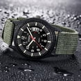 thumbnail image 5 of Fsqjgq Mens Watches with Nylon Expansion Band Luminous Pointer Digital Analog Watch Quartz Wrist Watches B, 5 of 7