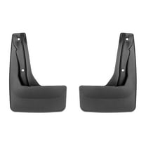 WeatherTech Custom No Drill Splash Guard MudFlaps compatible with 2018-2023 Subaru Crosstrek, Rear Pair - Black