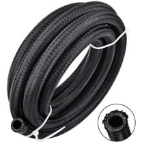 CozyBox (3ft, 5ft, 10ft, 20ft) AN6 Black Braided Fuel Hose Oil Gas Line 6AN Nylon/Stainless Steel Braided Car Parts Accessories