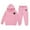 Pink, variant on Kids Sweatsuit Set for Girls,2 Piece Long Sleeve Pink Pullover Hoodie Sweatshirt and Sweatpants Winter Clothes Boys Outfits Size 6-7 Years