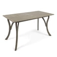 thumbnail image 6 of Skye Outdoor Acacia Wood Rectangular Dining Table, Gray, 6 of 6