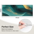 thumbnail image 5 of Teal and Gold Marble Flow Lines Pattern Kitchen Rug Mat,Kitchen Runner Rugs Non Skid Washable,Decorative Kitchen Floor Mats for Kitchen,Sink,Laundry,17"X47", 5 of 5
