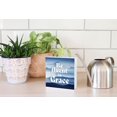 thumbnail image 4 of Be Fluent In Grace Blue Strata 5 x 5 Wood Tabletop Sign Plaque, 4 of 4