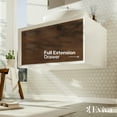 thumbnail image 4 of Eviva Santa Monica 36" Rosewood Wall Mount Bathroom Vanity w/ Solid Surface Sink, 4 of 7