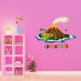thumbnail image 3 of Cute Kids playing with Dinosaur Nursery DecorWall Decal Decoration Adventure Joyful Cartoon Cartoon Animals Decorating Ideas for Child's Bedroom Size: 30 In(W) x 24 In(H), 3 of 5