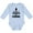 AE-Light Blue, variant on Inktastic Easily Distracted by Penguins Boys or Girls Long Sleeve Baby Bodysuit